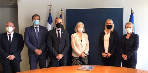 Με την Πρέσβη της Αυστρίας στην Ελλάδα συναντήθηκε ο Ζέρβας