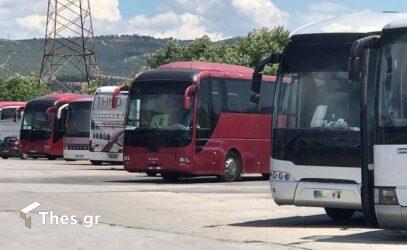 Διαμαρτύρονται οι ιδιοκτήτες τουριστικών λεωφορείων – Δύο συγκεντρώσεις στην Θεσσαλονίκη