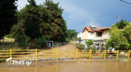 Φούσκωσαν τα ρέματα στη δυτική Θεσσαλονίκη (ΒΙΝΤΕΟ & ΦΩΤΟ)