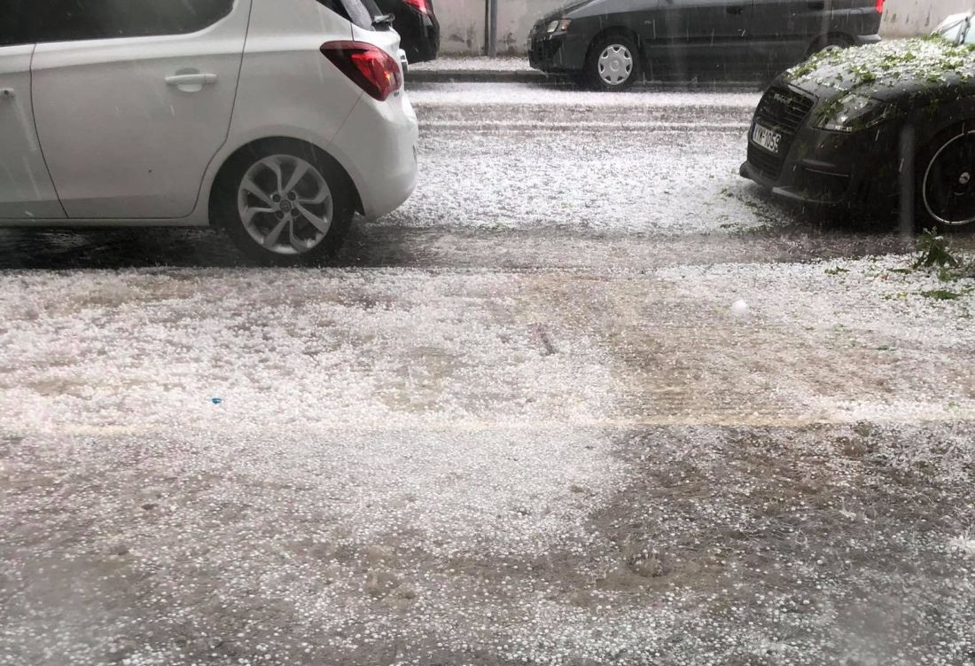Κοζάνη καιρός χαλάζι
