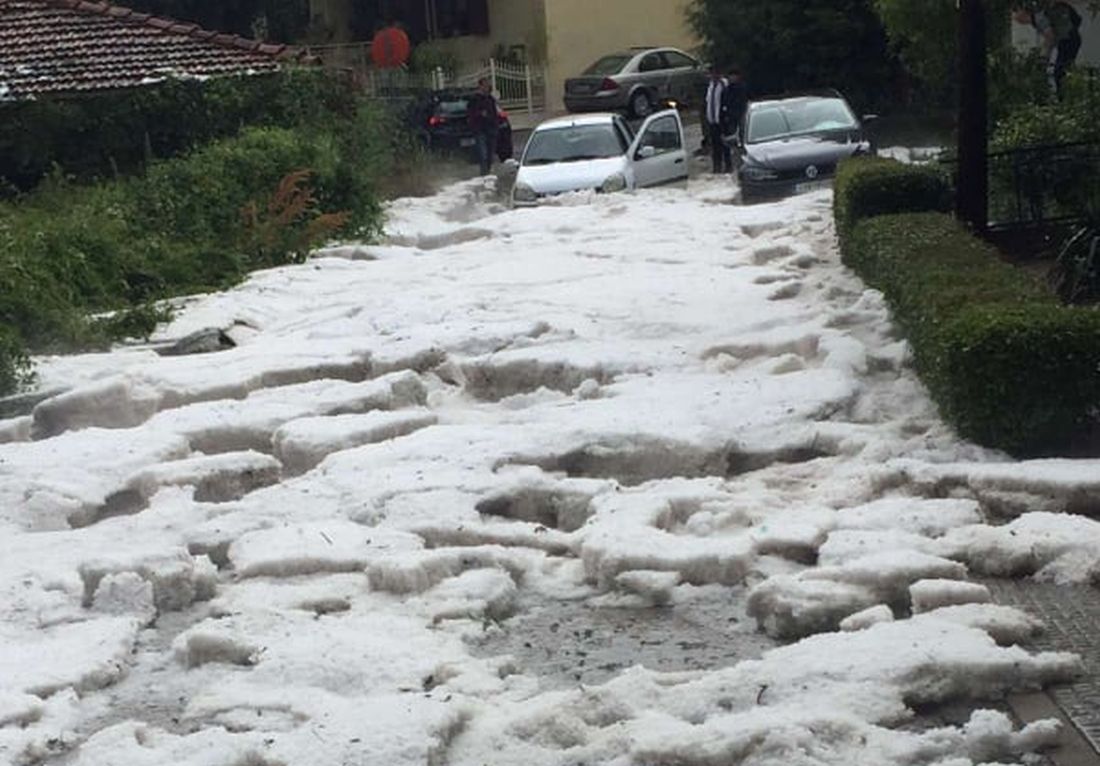 Κοζάνη καιρός χαλάζι