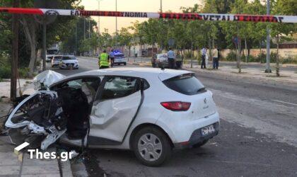 Θεσσαλονίκη: Τροχαίο με τραυματίες στην Θεσσαλονίκης-Μουδανιών (ΒΙΝΤΕΟ)
