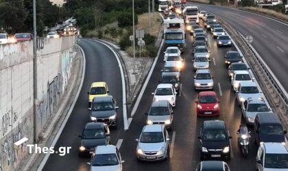 Θεσσαλονίκη: Κυκλοφοριακές δυσκολίες στον περιφερειακό