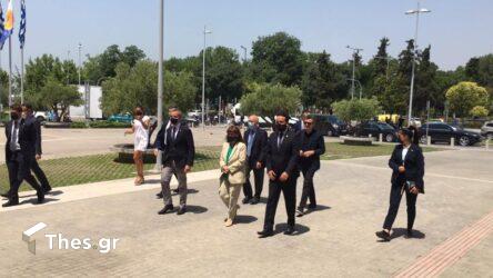 Θεσσαλονίκη: Στο Δημαρχιακό Μέγαρο η Κατερίνα Σακελλαροπούλου (ΒΙΝΤΕΟ & ΦΩΤΟ)