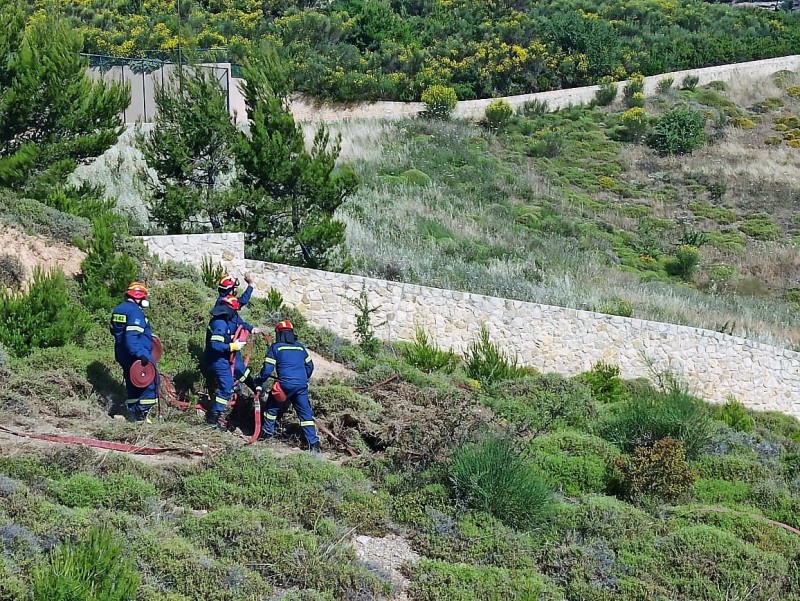 άσκηση πυρκαγιάς πυρκαγιά "ΔΙΑ ΠΥΡΟΣ 2021"