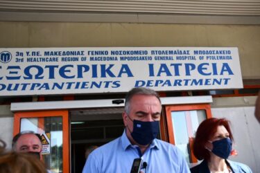 Καλαφάτης: «Την ευγνωμοσύνη μας στους γιατρούς και νοσηλευτές»