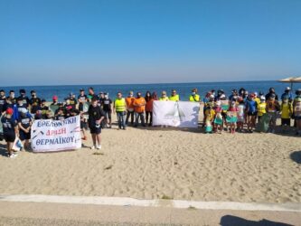 Εθελοντική δράση καθαρισμού στον Δήμο Θερμαϊκού (ΦΩΤΟ)