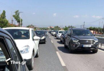 Θεσσαλονίκη: Αυξημένη η κίνηση στην επιστροφή από Χαλκιδική