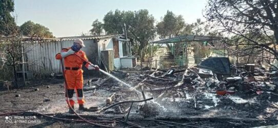 Θεσσαλονίκη: Τέθηκε υπό πλήρη έλεγχο η φωτιά στη Μηχανιώνα (ΦΩΤΟ)