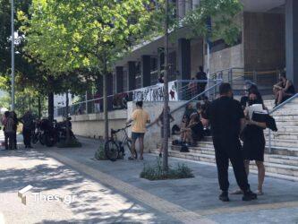 Θεσσαλονίκη: Συγκέντρωση αλληλεγγύης στον Γιάννη Δημητράκη στα Δικαστήρια (ΦΩΤΟ)