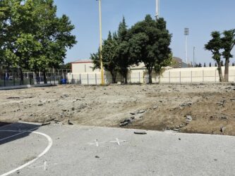 Αμπελόκηποι: Κατασκευάζεται κλειστό γυμναστήριο σε αυλή σχολείου (ΦΩΤΟ)