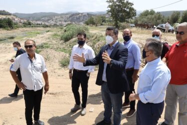 Ο Τζιτζικώστας επισκέφθηκε το αντιπλημμυρικό έργο στο Σιδηρόκαστρο Σερρών