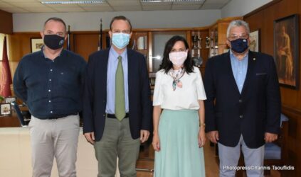 Με την Πρέσβειρα της Βοσνίας-Ερζεγοβίνης συναντήθηκε ο Πρύτανης του ΑΠΘ
