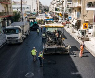 Θεσσαλονίκη: Εργασίες ασφαλτόστρωσης στην Κάτω Τούμπα