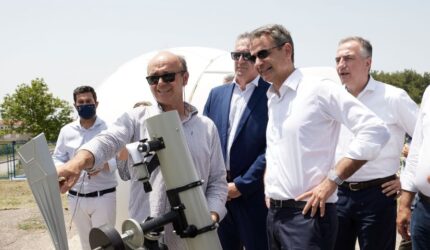 Το πρώτο εργαστήριο Αστρονομίας, στο χωριό Νικηφόρος της Δράμας επισκέφθηκε ο πρωθυπουργός