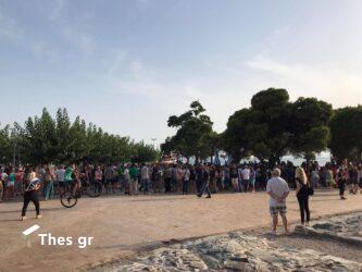 Θεσσαλονίκη: Νέα συγκέντρωση αντιεμβολιαστών στον Λευκό Πύργο
