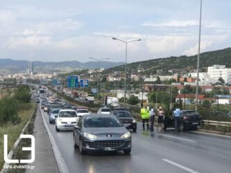 Καραμπόλα με τέσσερα οχήματα στην Ε.Ο. Θεσσαλονίκης – Μουδανίων