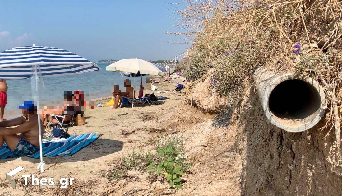 Χαλκιδική σωλήνες θάλασσα