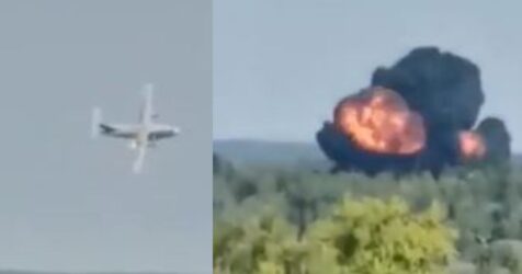 Τραγωδία: Συντριβή αεροσκάφους Ilyushin στη Ρωσία (ΒΙΝΤΕΟ)