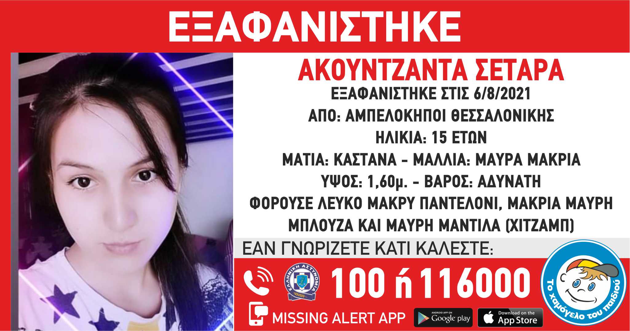 Θεσσαλονίκη εξαφάνιση