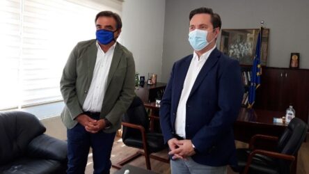 Τη Νάουσα επισκέφθηκε ο Μαργαρίτης Σχοινάς