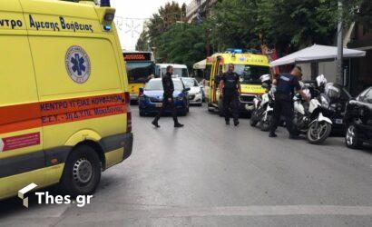 Θεσσαλονίκη: Στο νοσοκομείο οδηγός μηχανής μετά από σύγκρουση με αυτοκίνητο στο Πανόραμα
