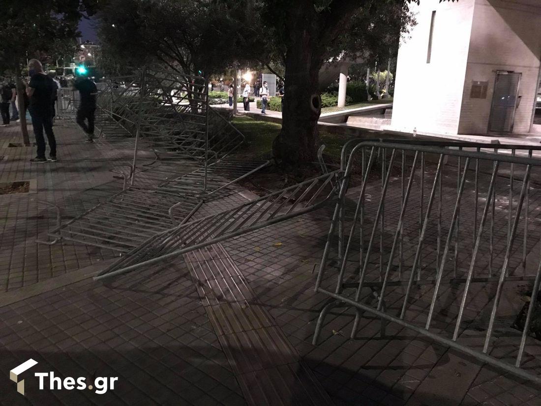 επεισόδια Θεσσαλονίκη ζημιές ΔΕΘ