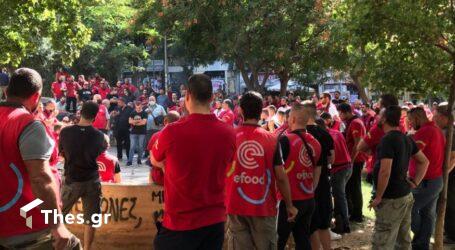 Θεσσαλονίκη: Κινητοποιήσεις από τους διανομείς της efood (ΦΩΤΟ)