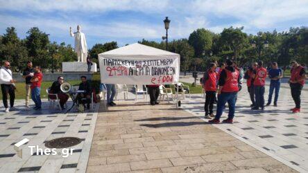 Συνάντηση βουλευτών του ΣΥΡΙΖΑ με απεργούς της efood
