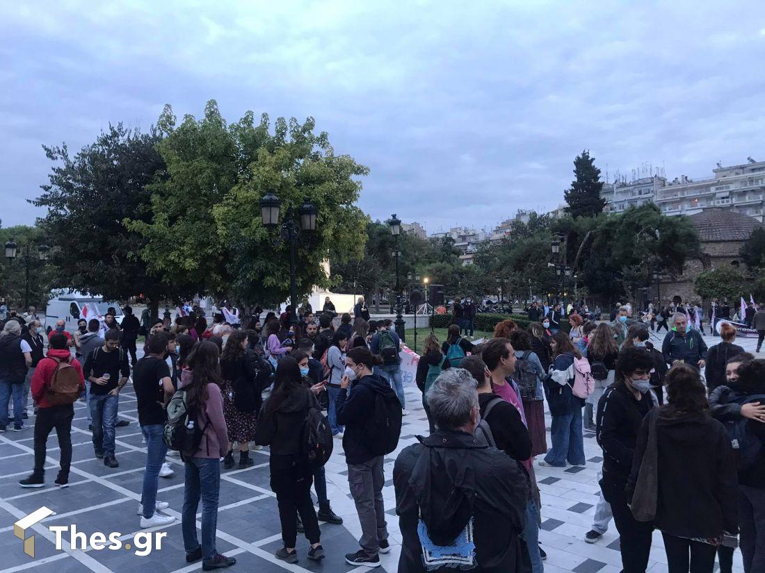 Θεσσαλονίκη διαμαρτυρία Βενιζέλου συγκέντρωση