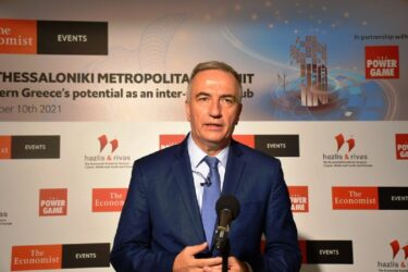 Καλαφάτης από το συνέδριο του Economist: «Τρία βήματα πάνω σε τέσσερις άξονες για το μέλλον της Θεσσαλονίκης και της Βόρειας Ελλάδας»