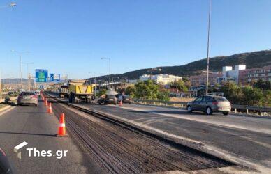 Νέες εργασίες ασφαλτόστρωσης στην Εθνική Οδό Θεσσαλονίκης – Εδεσσας