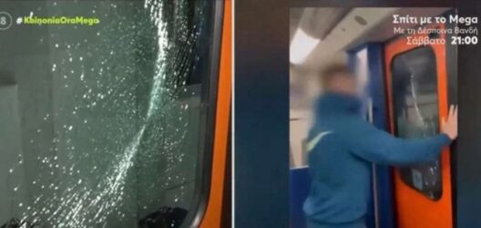 Παρανοϊκό trend στο Tik Tok: Σπάνε με κουτουλιές τζάμια συρμών του ΗΣΑΠ
