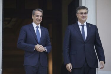 Κυριάκος Μητσοτάκης: Συνάντηση με τον Πρωθυπουργό της Κροατίας, Αντρεί Πλένκοβιτς
