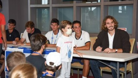Στην Κρήτη για το Davis Cup ο Στέφανος Τσιτσιπάς