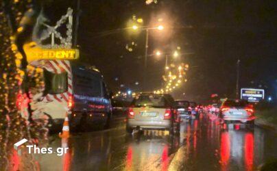 Θεσσαλονίκη: Τροχαίο στον Περιφερειακό και κυκλοφοριακό “έμφραγμα” (ΦΩΤΟ)