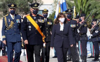 Σακελλαροπούλου από Θεσσαλονίκη: “Εύχομαι ο συμβολισμός του Αγίου Δημητρίου να συνεχίσει να μας εμπνέει και να μας εμψυχώνει”