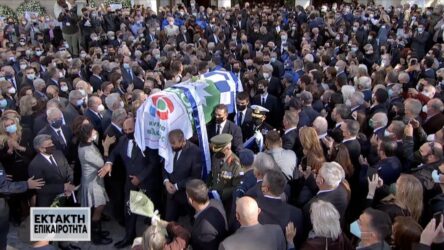 Λιποθύμησε στην κηδεία της Γεννηματά ο Γιώργος Κατρούγκαλος (ΒΙΝΤΕΟ)