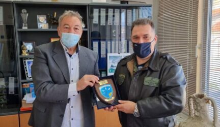 Δήμος Θέρμης: Συνάντηση του δημάρχου Θέρμης με το νέο διοικητή της 113 Π.Μ.