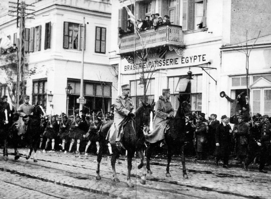 Απελευθέρωση Θεσσαλονίκης Γεώργιος Κωνσταντίνος