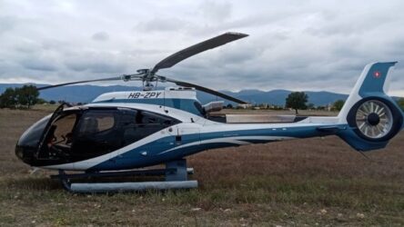 Ελικόπτερο προσγειώθηκε σε… χωράφι στην Κοζάνη λόγω πυκνής νέφωσης
