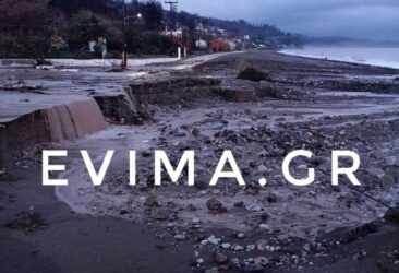 Κακοκαιρία «Αθηνά» – Βόρεια Εύβοια: Οι πλημμύρες παρέσυραν τα πάντα (ΒΙΝΤΕΟ)