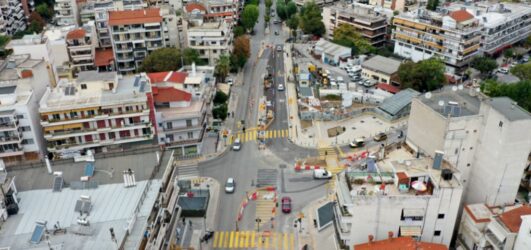 Καλαμαριά: Ανοιξε ο δρόμος στη διασταύρωση της οδού Πόντου με Αιγαίου