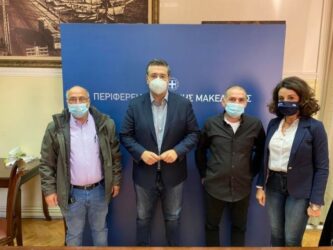 Απόστολος Τζιτζικώστας: Συνάντηση με εκπροσώπους της συνομοσπονδίας παραγωγών λαϊκών αγορών Ελλάδος