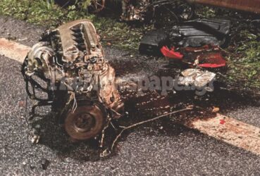 Εθνική Οδός: Κάηκε ζωντανός σε δυστύχημα – Προσπαθούσαν πολύ ώρα να τον απεγκλωβίσουν (ΒΙΝΤΕΟ)