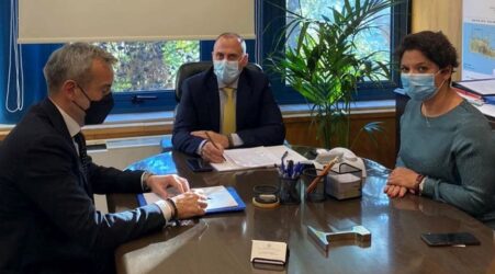 Με τον Υφυπουργό Υποδομών Γιώργο Καραγιάννη συναντήθηκε ο Κωνσταντίνος Ζέρβας