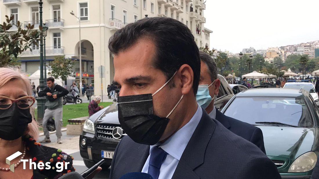 Θάνος Πλεύρης υπουργός Υγείας Θεσσαλονίκη