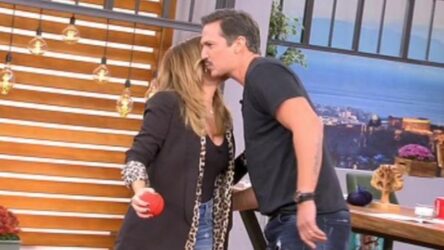 Οταν η Ναταλία Γερμανού συνάντησε τον Αλέξανδρο Παρθένη με τραγούδι όλο… νόημα (ΒΙΝΤΕΟ)