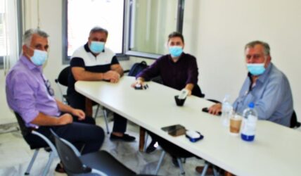 Το Δημαρχείο Κορδελιού Ευόσμου επισκέφτηκε ο ευρωβουλευτής Νίκος Ανδρουλάκης