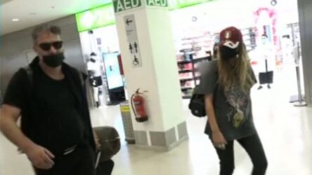 Δέσποινα Βανδή και Βασίλης Μπισμπίκης επέστρεψαν από το ταξίδι τους στην Ιταλία (ΒΙΝΤΕΟ)